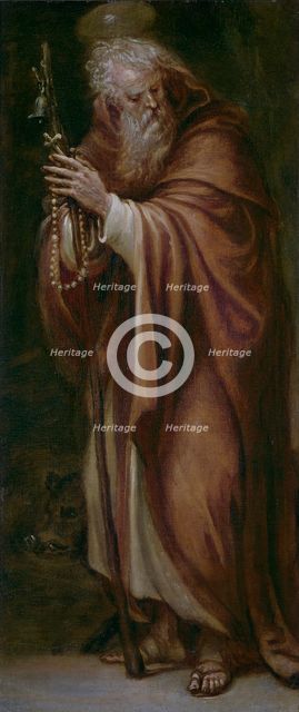 Saint Anthony the Abbot, c1665. Creator: Francisco Rizi.