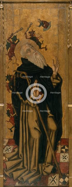 Saint Anthony the Abbot Tormented by Demons. Artist: Desí, Joan (active 1481-1520)