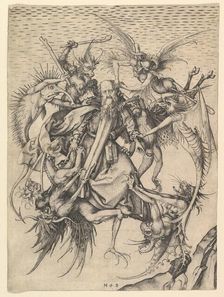 Saint Anthony Tormented by Demons, ca. 1470-75. Creator: Martin Schongauer