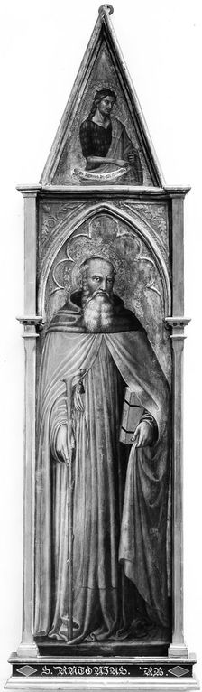 Saint Anthony Abbot (with Saint John the Baptist). Creator: Martino di Bartolomeo di Biagio
