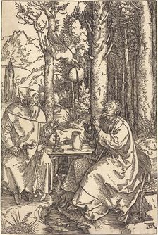 Saint Anthony and Saint Paul in the Wilderness, c. 1504. Creator: Albrecht Durer