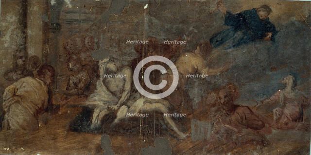 Saint Anthony Appearing to a Sick Man, n.d. Creator: Unknown.