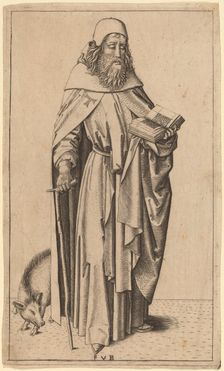 Saint Anthony, c. 1490/1500. Creator: Master FVB