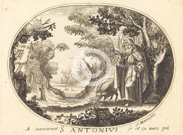 Saint Anthony. Creator: Balthasar Moncornet.