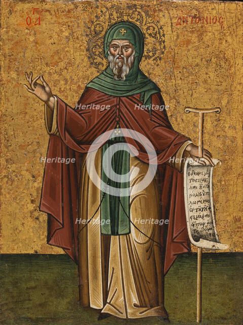 Saint Anthony. Creator: Cretan School.