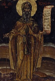 Saint Anthony. Creator: Greek School