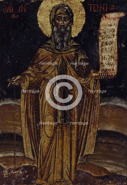 Saint Anthony. Creator: Greek School.
