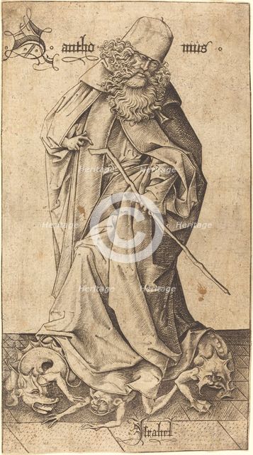 Saint Anthony. Creator: Israhel van Meckenem.