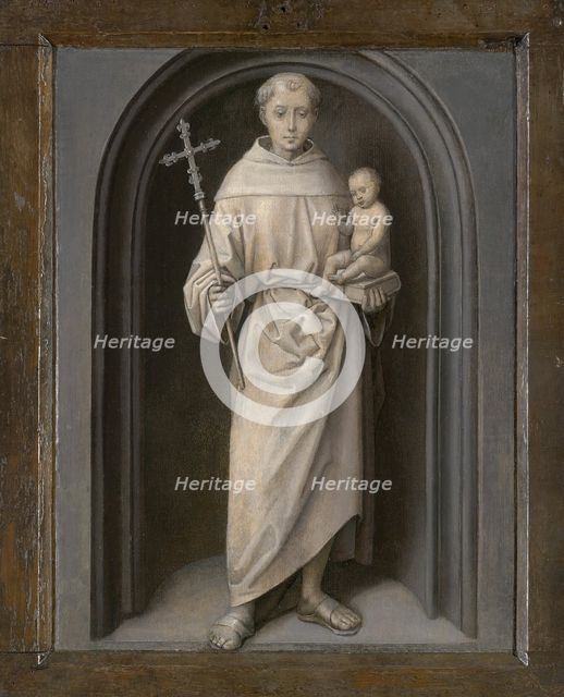 Saint Anthony of Padua, 1485/90. Creator: Hans Memling.
