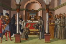 Saint Anthony of Padua Taking the Habit of the Franciscan Order, c1515-1525. Creator: School of the Romagna