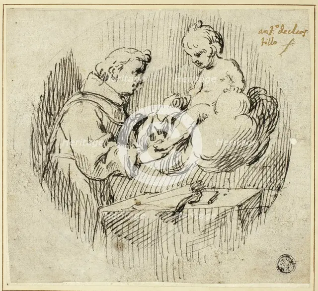 Saint Anthony of Padua with the Infant Jesus, n.d. Creator: Antonio del Castillo y Saavedra.