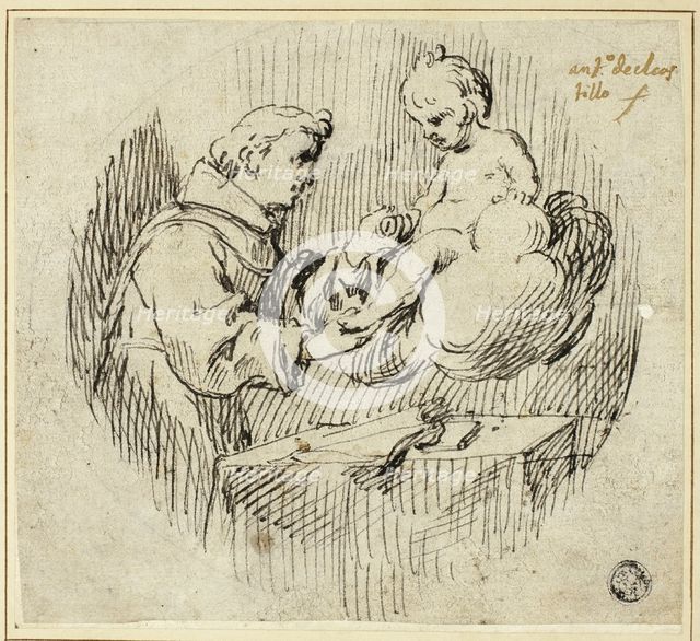 Saint Anthony of Padua with the Infant Jesus, n.d. Creator: Antonio del Castillo y Saavedra.