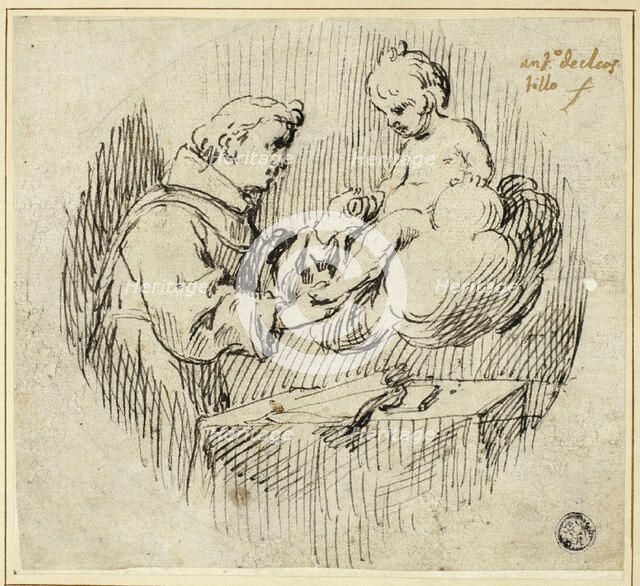 Saint Anthony of Padua with the Infant Jesus, n.d. Creator: Antonio del Castillo y Saavedra.