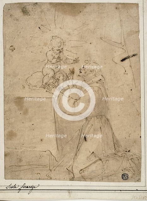 Saint Anthony of Padua Adoring the Christ Child, n.d. Creator: Guglielmo Caccia.
