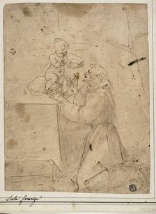 Saint Anthony of Padua Adoring the Christ Child, n.d. Creator: Guglielmo Caccia