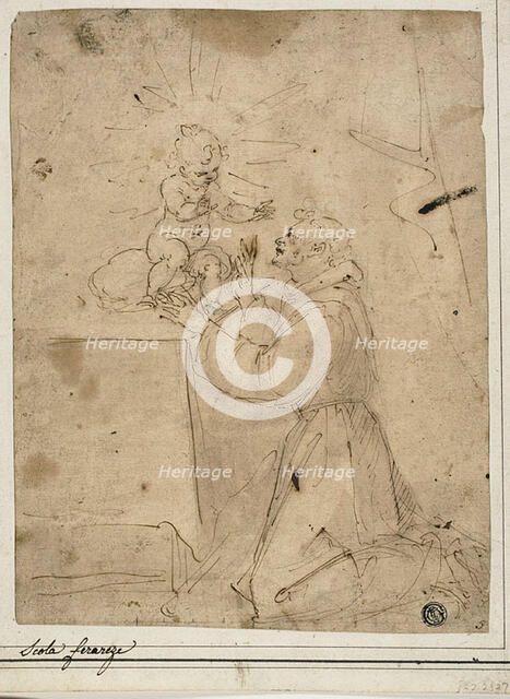 Saint Anthony of Padua Adoring the Christ Child, n.d. Creator: Guglielmo Caccia.