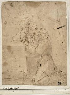 Saint Anthony of Padua Adoring the Christ Child, n.d. Creator: Guglielmo Caccia