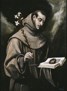 Saint Anthony of Padua, c1580. Creator: El Greco