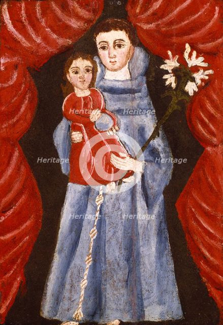 Saint Anthony of Padua, late 18th century. Creator: Eighteenth-Century Novice.
