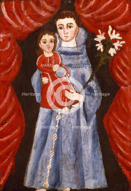 Saint Anthony of Padua, late 18th century. Creator: Eighteenth-Century Novice.