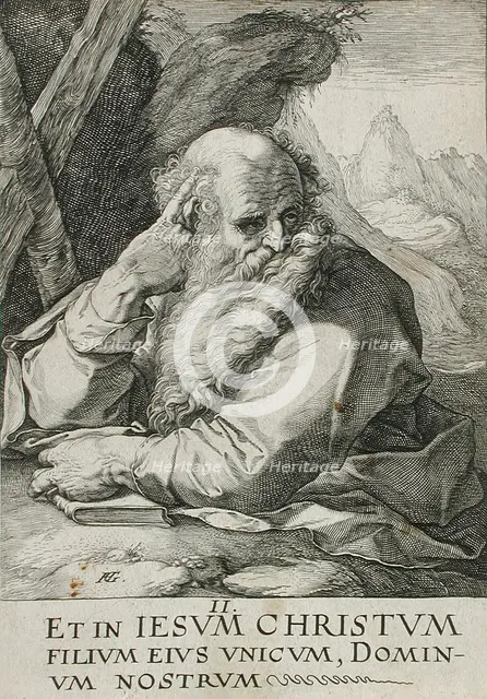 Saint Andrew, 1589. Creator: Hendrik Goltzius.