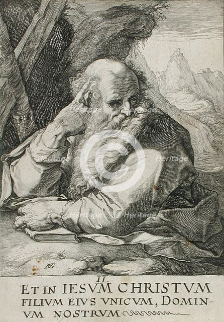 Saint Andrew, 1589. Creator: Hendrik Goltzius.