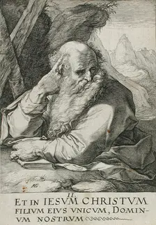 Saint Andrew, 1589. Creator: Hendrik Goltzius