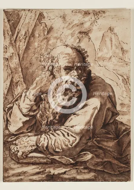 Saint Andrew, 17th century. Creator: Hendrik Goltzius.