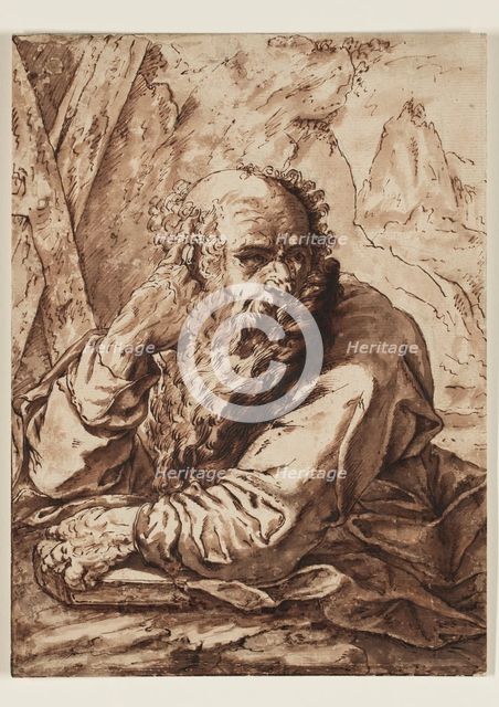 Saint Andrew, 17th century. Creator: Hendrik Goltzius.