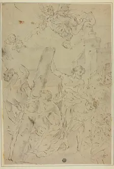 Saint Andrew Adoring the Cross, n.d. Creator: Unknown