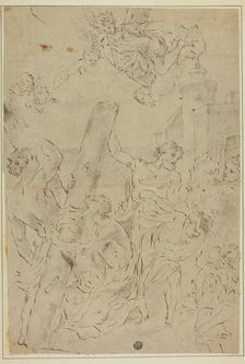 Saint Andrew Adoring the Cross, n.d. Creator: Unknown