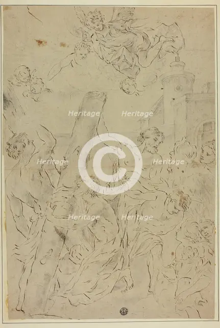 Saint Andrew Adoring the Cross, n.d. Creator: Unknown.