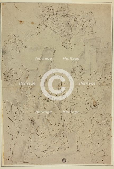Saint Andrew Adoring the Cross, n.d. Creator: Unknown.