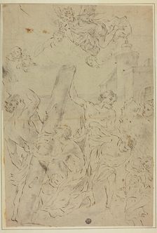 Saint Andrew Adoring the Cross, n.d. Creator: Unknown