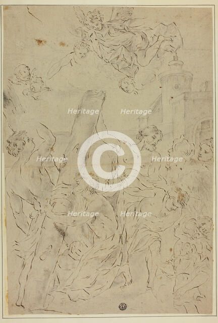 Saint Andrew Adoring the Cross, n.d. Creator: Unknown.