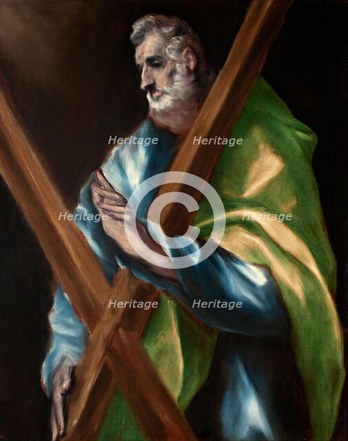 Saint Andrew. Artist: El Greco, Dominico (1541-1614)