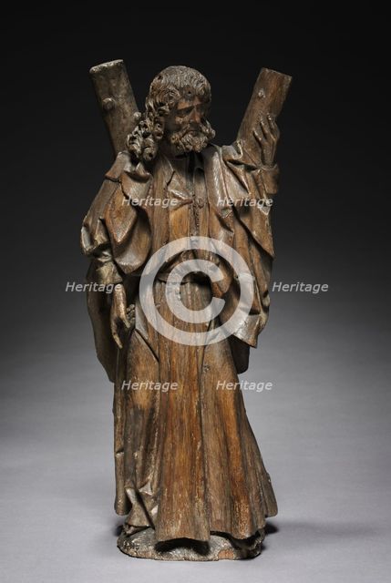 Saint Andrew, c. 1515-1520. Creator: Master of Elsloo (Netherlandish), circle of.