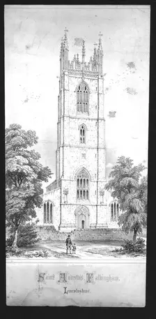 Saint Andrew's Church, Falkingham, Lincolnshire (early 19th century)