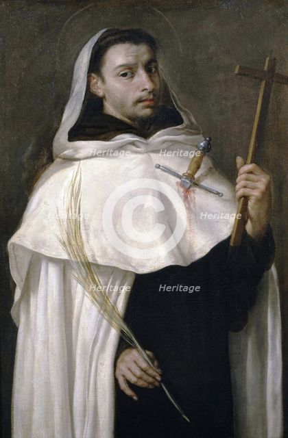 Saint Angelo, c1667. Creator: Antonio Pereda y Salgado.