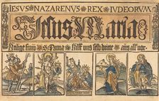 Saint Anne, The Madonna and Child and Saints Christopher, Sebastian, Clara..., c. 1500/1525. Creator: Unknown