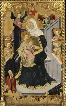 Saint Anne with the Virgin and Child, c1408. Creator: Vall, Pere (active 1405-1410)