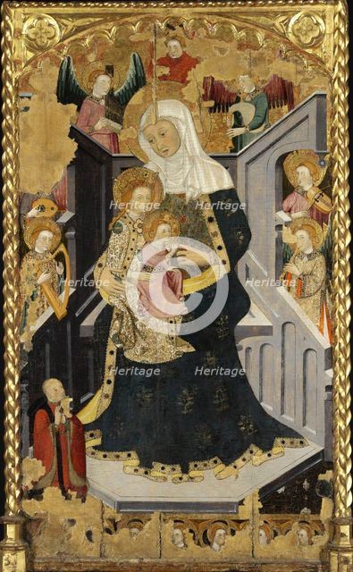 Saint Anne with the Virgin and Child, c1408. Creator: Vall, Pere (active 1405-1410).
