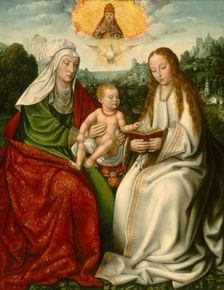 Saint Anne with the Virgin and the Christ Child, c. 1511/1515. Creator: Master of Frankfurt