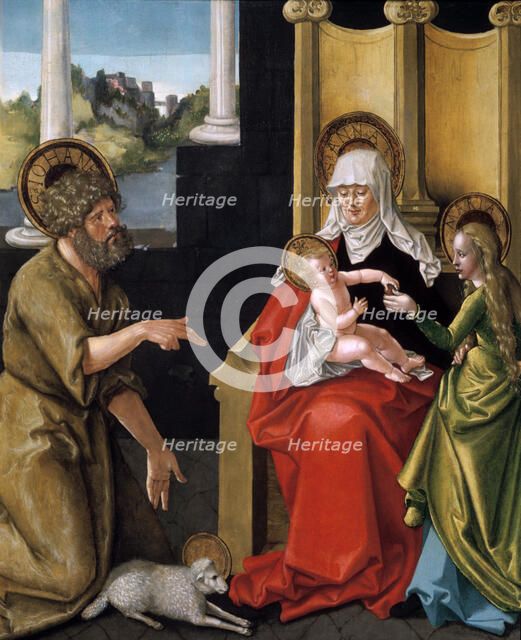 'Saint Anne with the Christ Child, the Virgin, and Saint John the Baptist', c1511. Artist: Hans Baldung