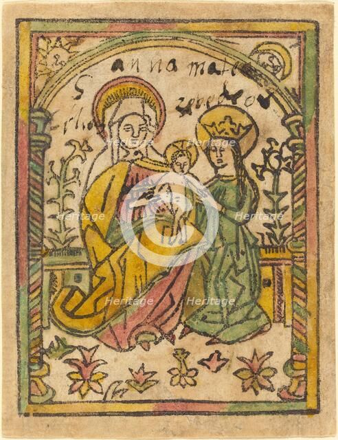 Saint Anne with the Madonna and Child, 1470/1500. Creator: Unknown.