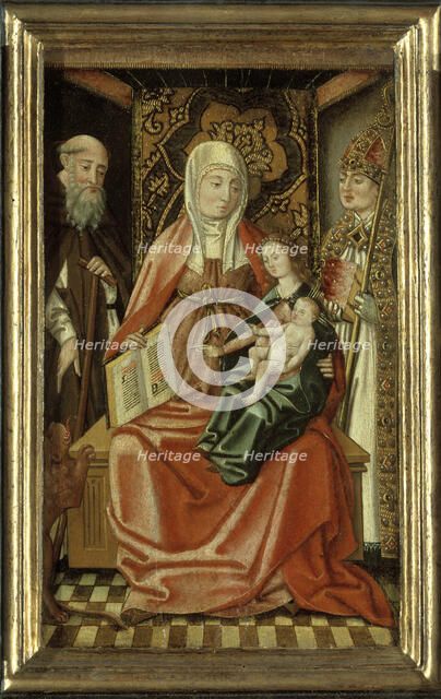 Saint Anne with Virgin and Child, ca. 1400-1425. Creator: Unknown.