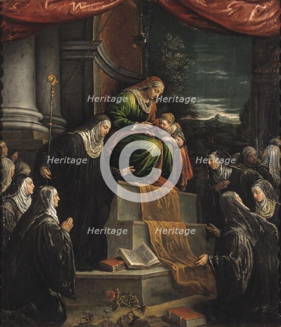 Saint Anne and Mary as child.