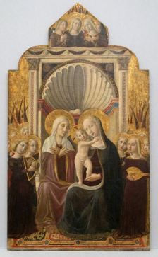 Saint Anne and the Virgin and Child Enthroned with Angels, ca. 1458-61. Creator: Niccolò da Foligno