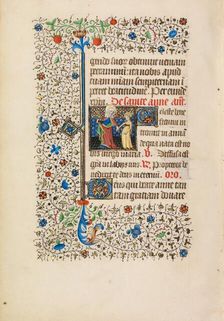 Saint Anne and the Virgin Mary as a Child; Book of Hours, about 1440-1450. Creator: Workshop of the Bedford Master