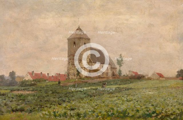 Saint Anne Chapel in Oudergem, 1885. Creator: Jean Baptiste Degreef.